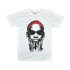 Rodman Brand Hands White Crew Neck